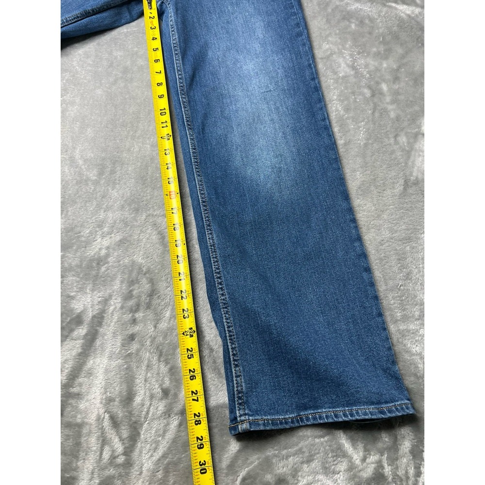 Old Navy Jeans Women Size 2 Wide Leg Mid-Rise Wow Baggy Cotton Denim Pockets - Picture 5 of 6